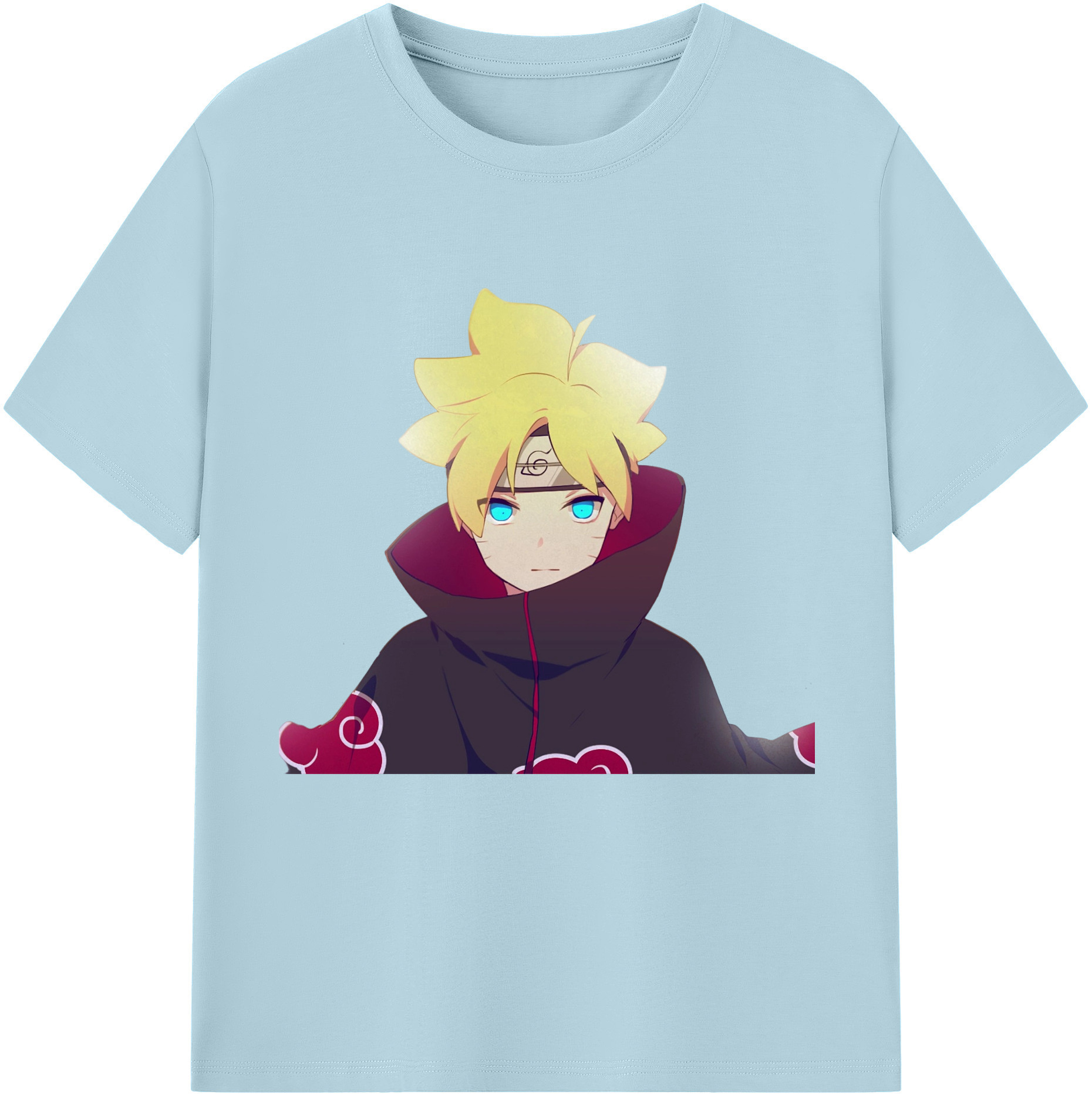 （画像用） NARUTO -ナルト- うずまき ボルト Uzumaki Boruto 綿100％半袖Tシャツ（フロントプリント）